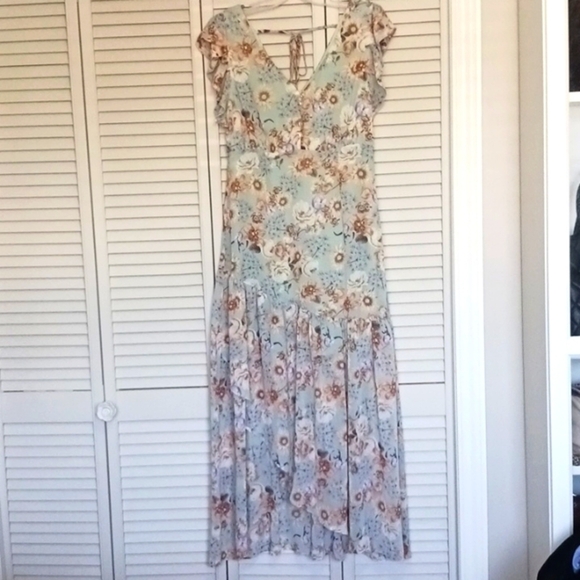 LOVE Riche Prairie Floral Maxi Dress, Size M - Picture 1 of 10
